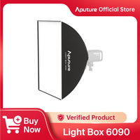 Aputure Light Box 6090 Square Softbox Standard Bowens Mount for Aputure LS120dII 300dII 300x Amaran 60x/60d/100d/200d/100x/200x
