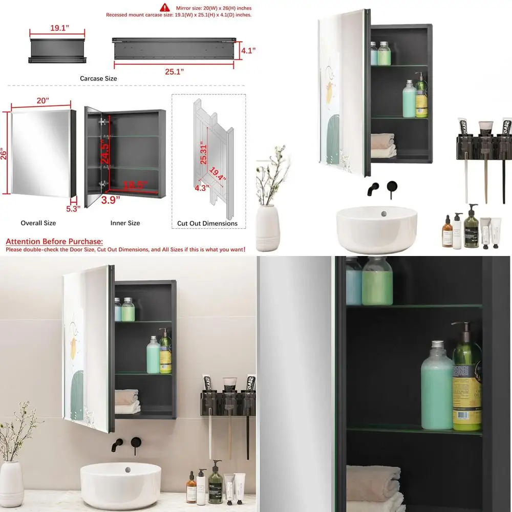 20 X 26 Black Alumi…