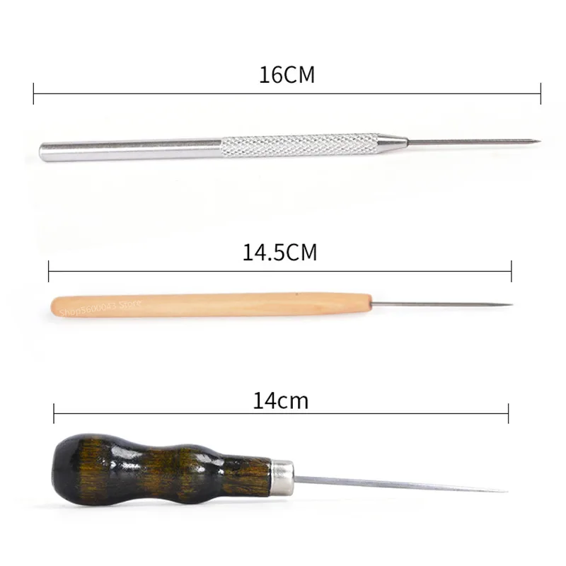Pottery Needle Steel Needle Puncher Clay Sculpture Carving Awl Clay Polymer DIY Clay Art Sculpture Auxiliary Modeling Tool