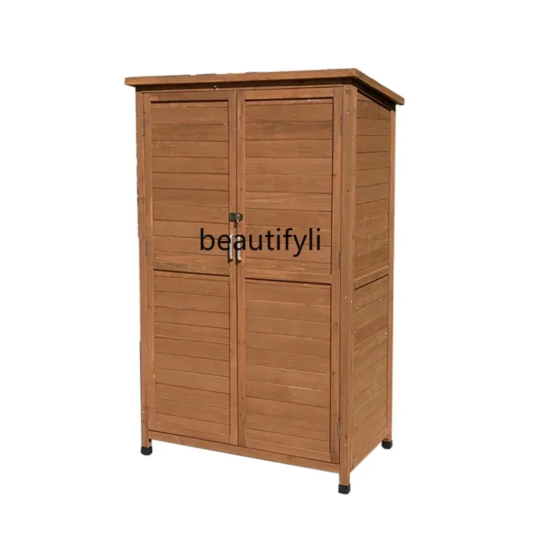 

ssK178 ss25A Outdoor Garden Storage Garden Outdoor Tools Sundries Balcony Locker
