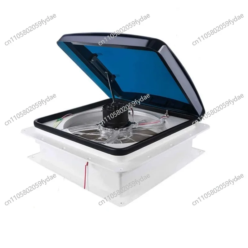 RV with lamp ventilation fan trailer bed car modified small bathroom silent three-speed two-way exhaust fan