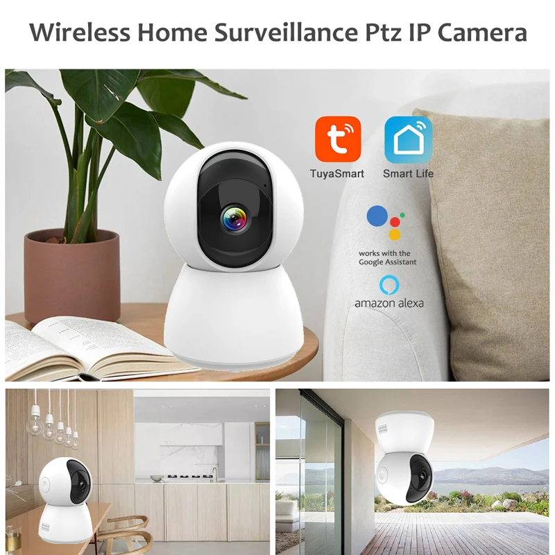 Tuya Smart Mini 2MP WiFi IP Camera Indoor Wireless Security Home CCTV Surveillance Camera 1080P With Auto Tracking