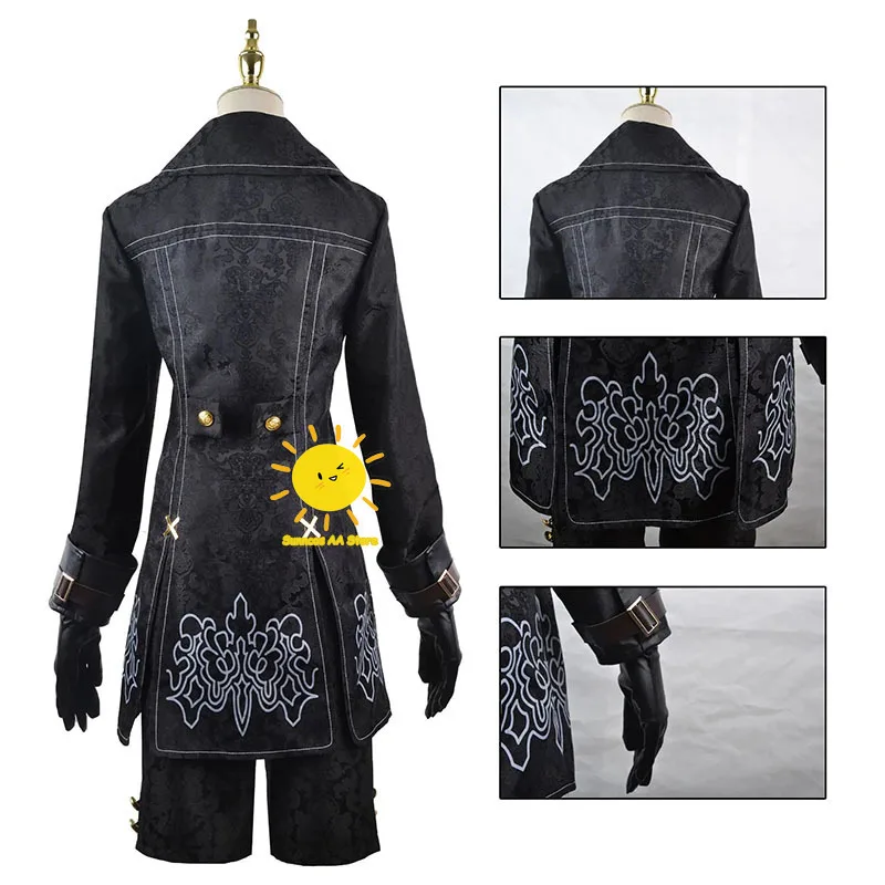 Giochi Yorha 9S No.9 Type S Cosplay Nier Automata Costume Cosplay Outfit Suit parrucca uomo gioco di ruolo Halloween Party Fancy Costumes