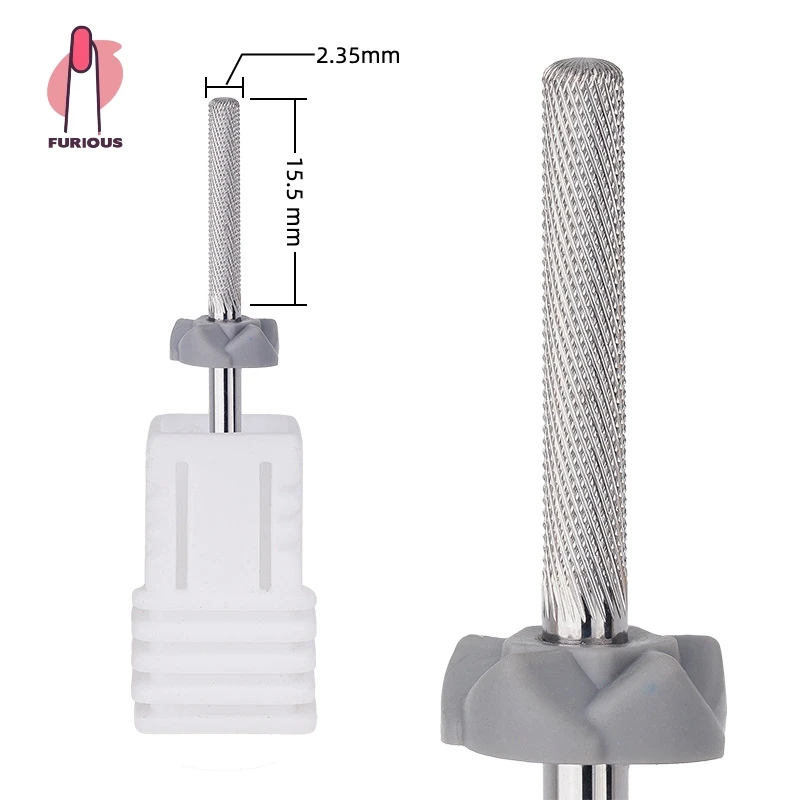 

3/32 "Профессиональный безопасный буфер для ногтей из карбида вольфрама, сверло для удаления кутикулы, омертвевшей кожи, пилочка для ногтей, маникюр для домашнего салона