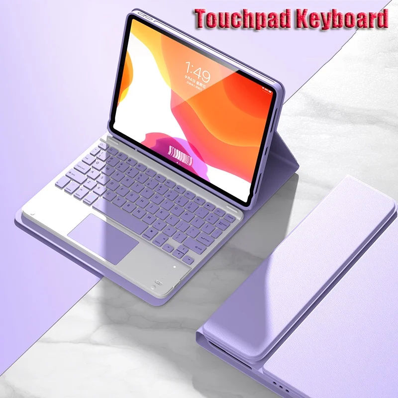 

For Lenovo Legion Y700 2023 8.8 Inch 2nd Trackpad Keyboard Case Magnetic Bluetooth Keyboard Cover Folio TPU Leather Cover