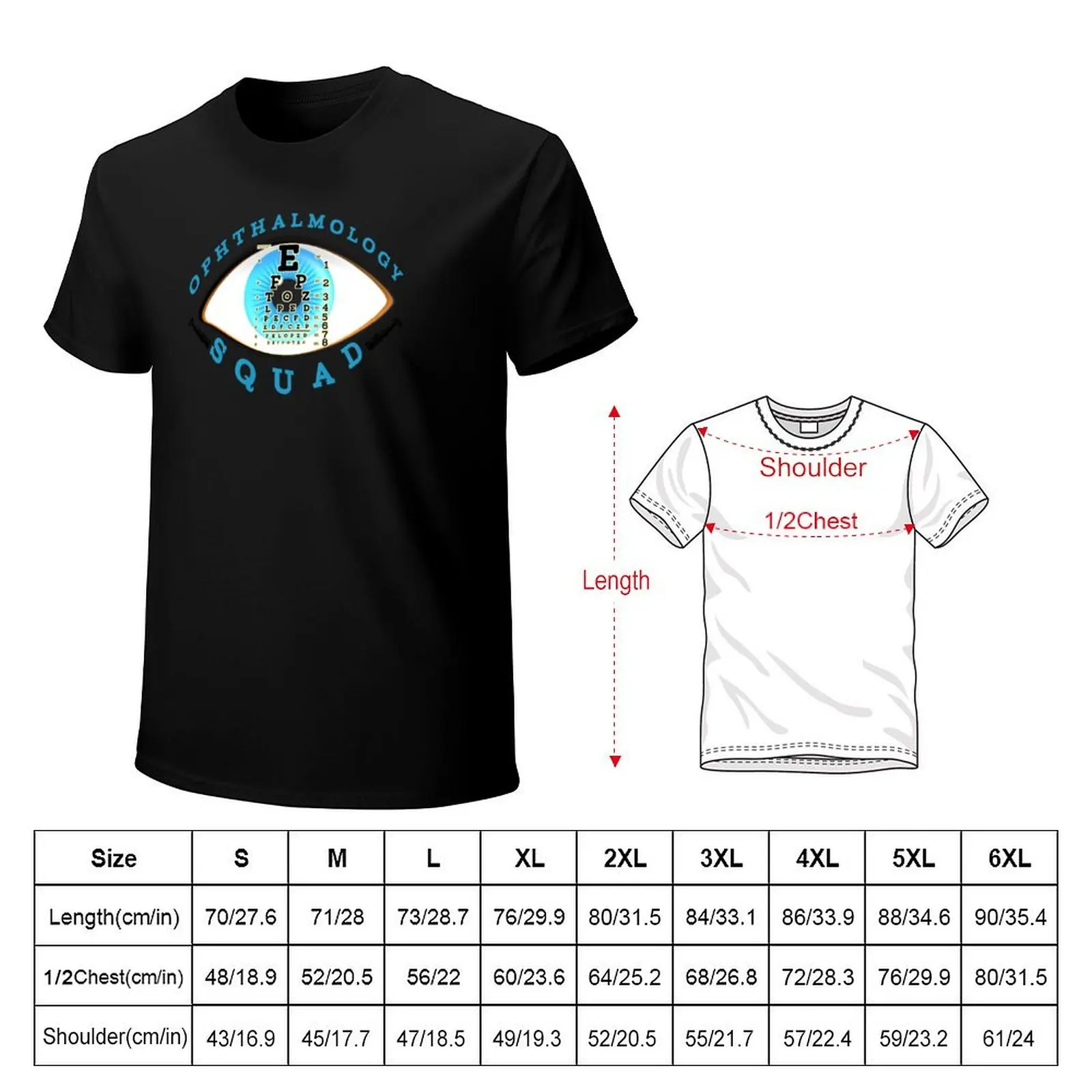 Ophthalmology squad T-Shirt Basic Comfort Fit T-Shirt for Men