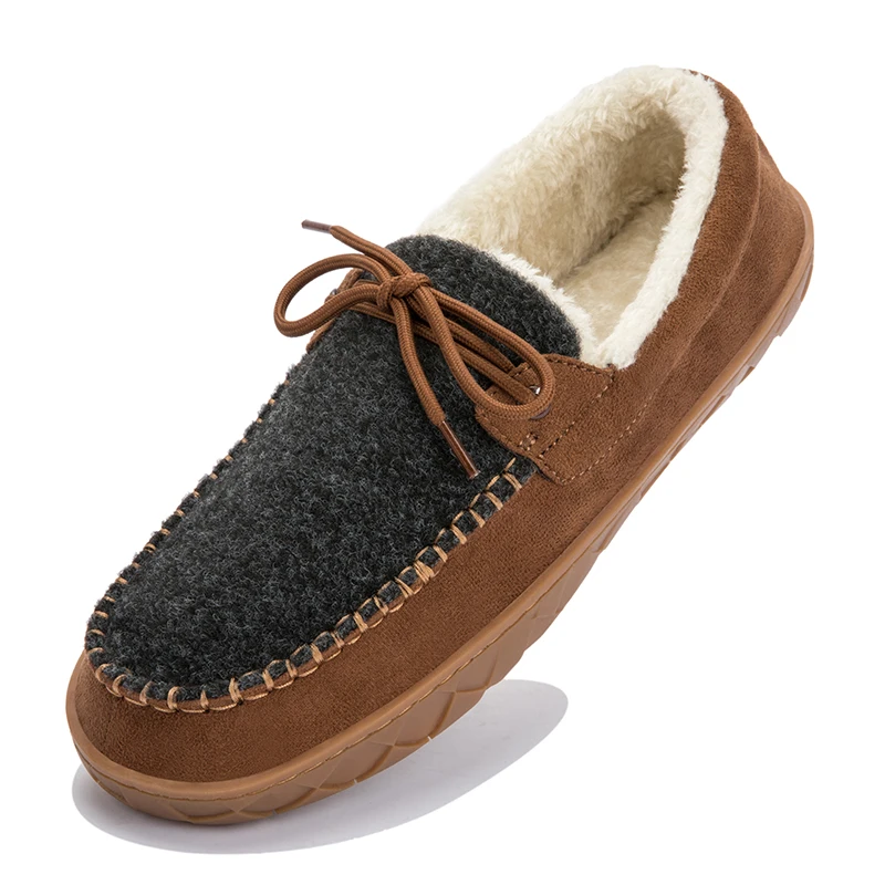 أحذية قطنية دافئة للرجل أحذية الشتاء الحمام المنزل النعال الناعمة أفخم عدم الانزلاق في الهواء الطلق أحذية خفيفة بدون كعب للرجل حجم كبير 49 50 #6