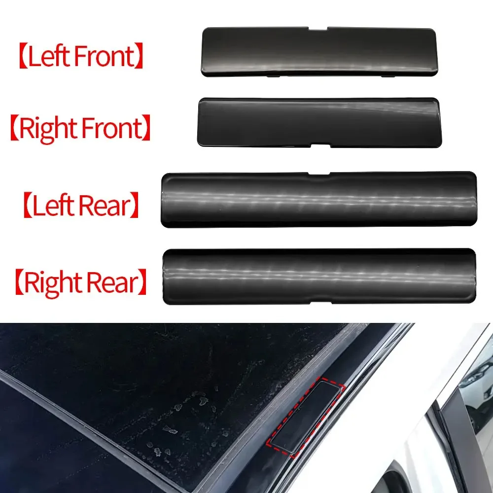 For RAV4 XA50 For Toyota Roof Rail Racks Cap Cover Shell Roof Side Garnish Lid Roof Luggage Rack Cover Plate Accessorise 2019-20