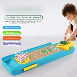 Children Mini Frog Bowling Desktop Interactive Games Educational Toys Launch Pad Indoor Parent-Child Interaction Game Gift