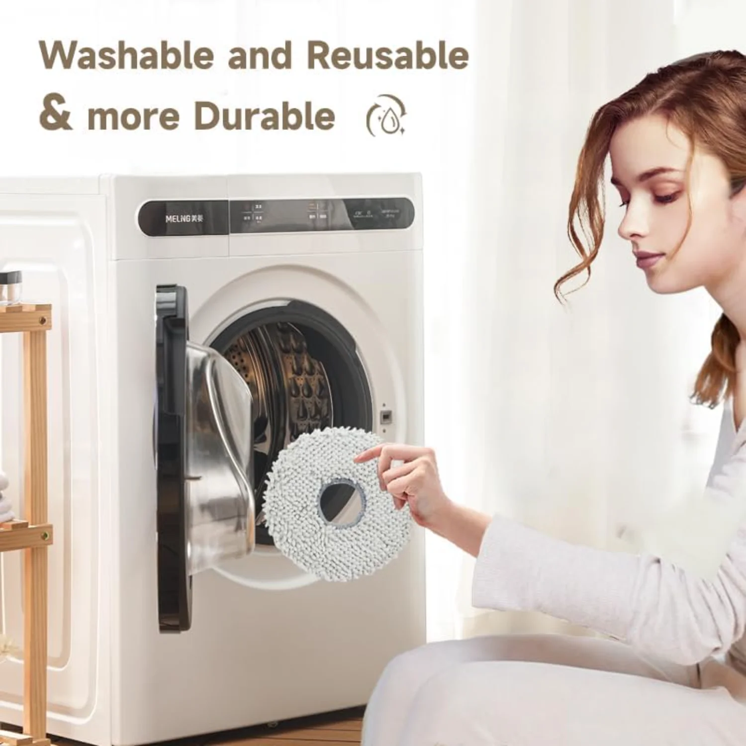 10 Pieces Replacement Pads Mop Rags Suitable for Dre-e Bot L10s Ultra for X10 Robot Vacuum Cleaner Mop Cloth Accessories