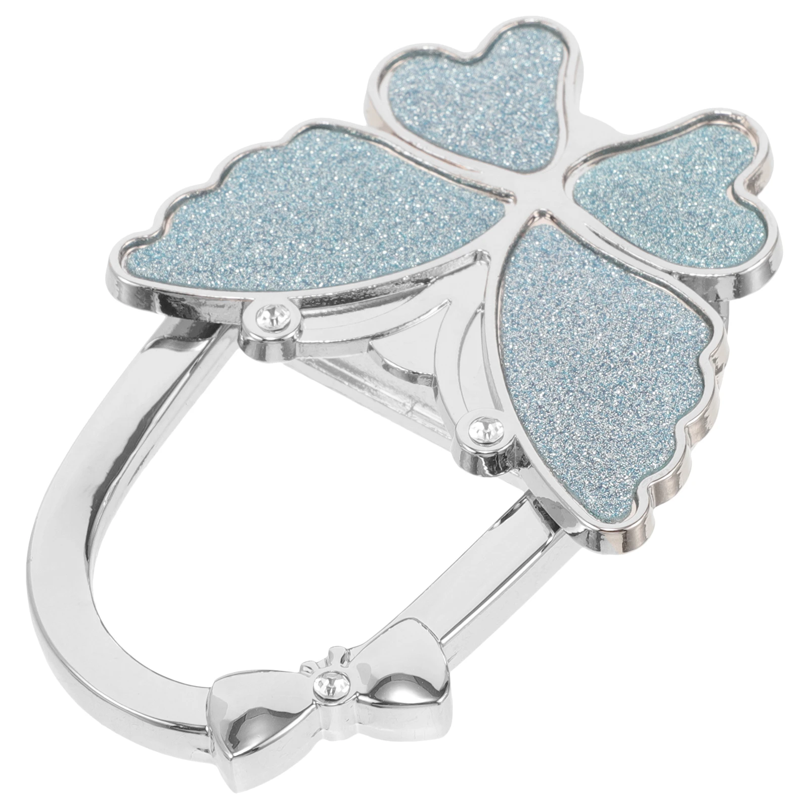 

Butterfly Desk Hook for Bags Matte Finish Foldable Bag Clasp Office Accessory Portable Table Edge Purse Hanger Women Luggage