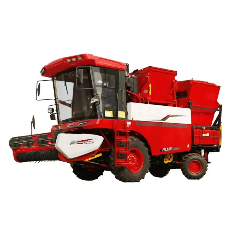 High Productivity Self Propelled Peanut Harvester Agricultural Machinery Commercial Sale Support Custom