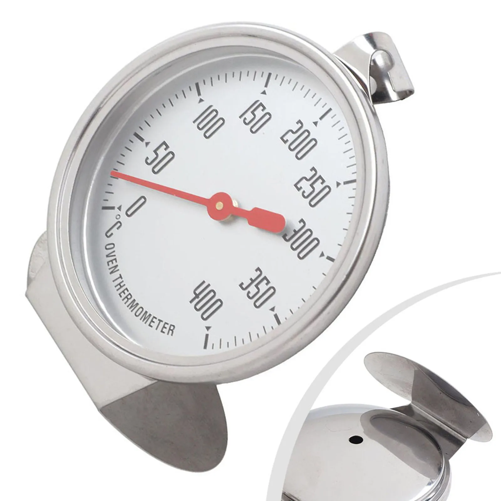 Kitchen Thermometer Oven Thermometer Easy-to-Read Dial Heavy-Duty Stainless Steel Long-Lasting Reliability For Home Cooking