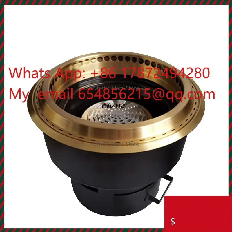 Commercial Indoor Embedded Copper Hot Pot  Nature Grill for Restaurant
