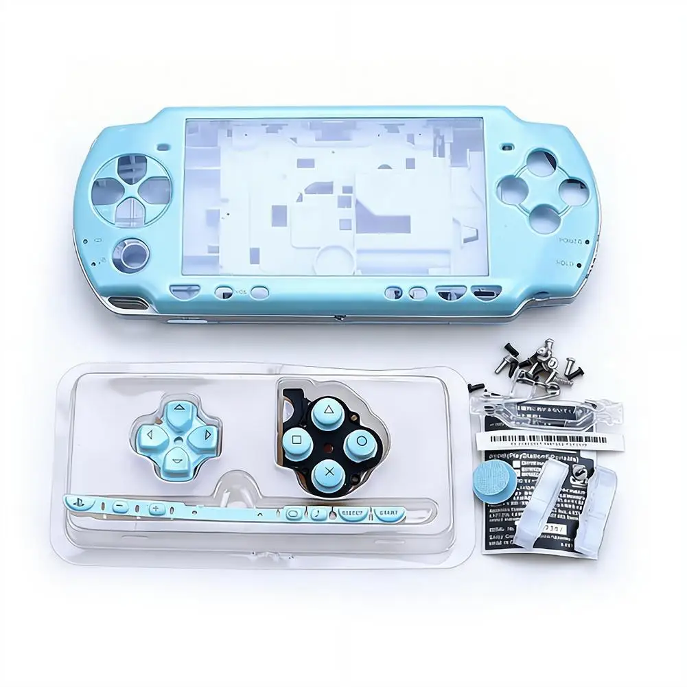 

Комплект для самостоятельной сборки корпуса для PSP 2000, полный комплект для замены, с винтами и кнопками, набор для самостоятельного ремонта и замены корпуса для PSP2000