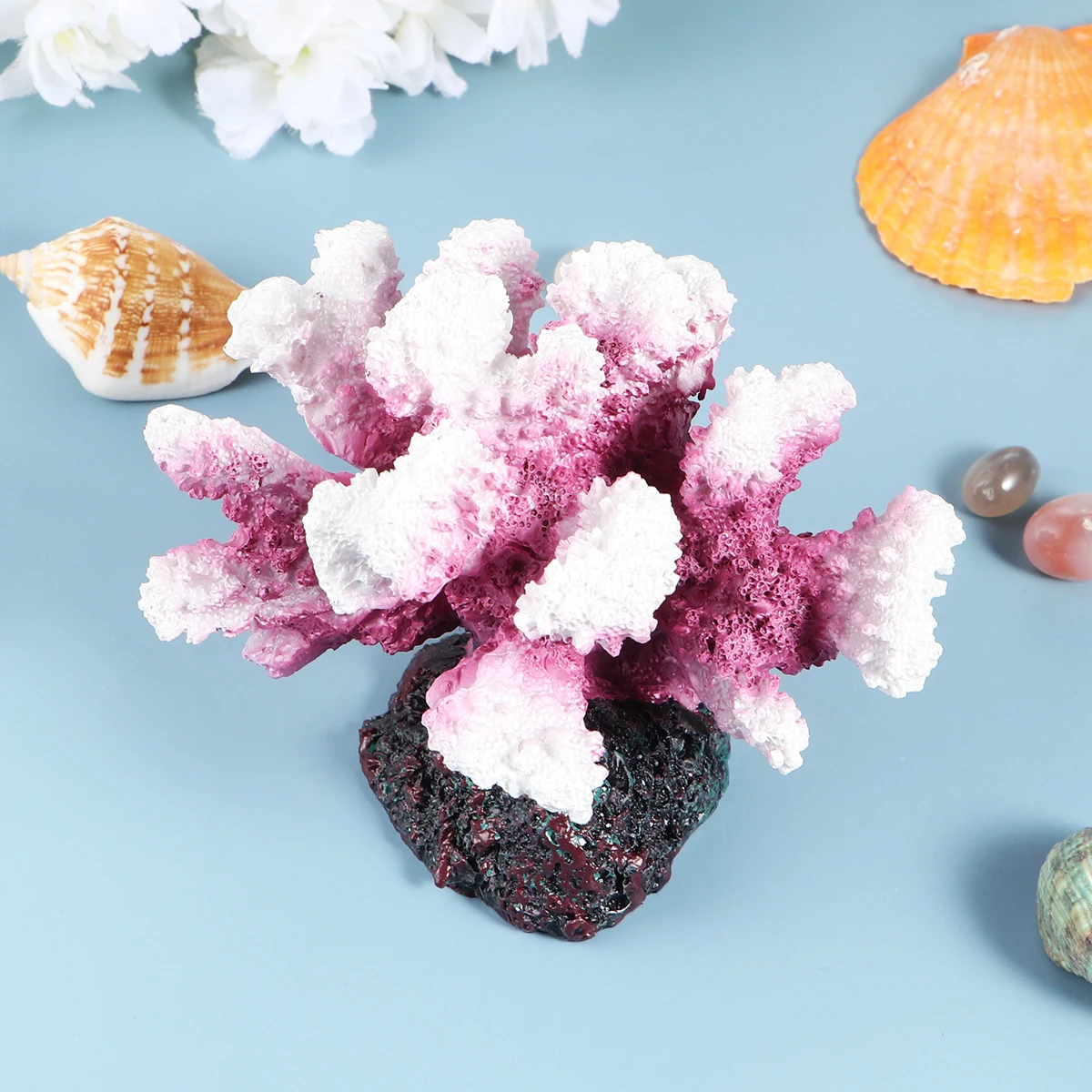 

Aquarium Artificial Coral Resin Craft Fish Tank Landscape Decoration Lifelike Coral Ornament Fish Tank Decoration