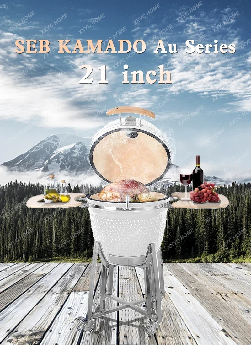 Ceramic Grill Outdoor Grill Household Charcoal Grill Tools