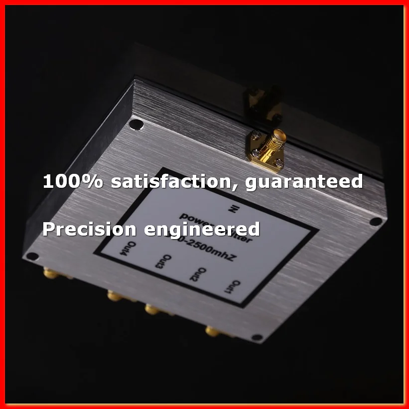 

4 Way SMA Power Splitter 380Mhz-2500MHz,SMA Female Power Divider Signal Cable Splitter Female Divider-A22U