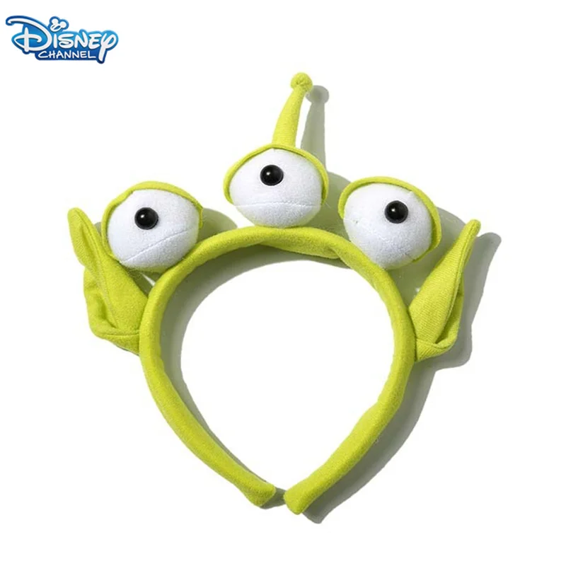 Disney Toy Story Alien Headband Cosplay Costume Stretchy Plushy Hair Accessories Pixar Hair Band Children\'s Day Party Gifts