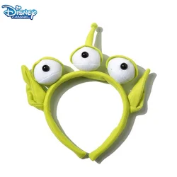 Disney Toy Story Alien Headband Cosplay Costume Stretchy Plushy Hair Accessories Pixar Hair Band Children's Day Party Gifts