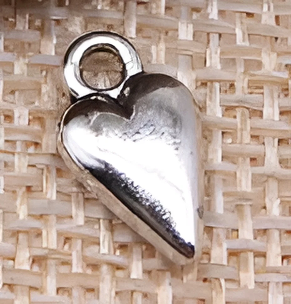 

20pcs 13* 7mm Alloy matel heart pendants HWEF3797