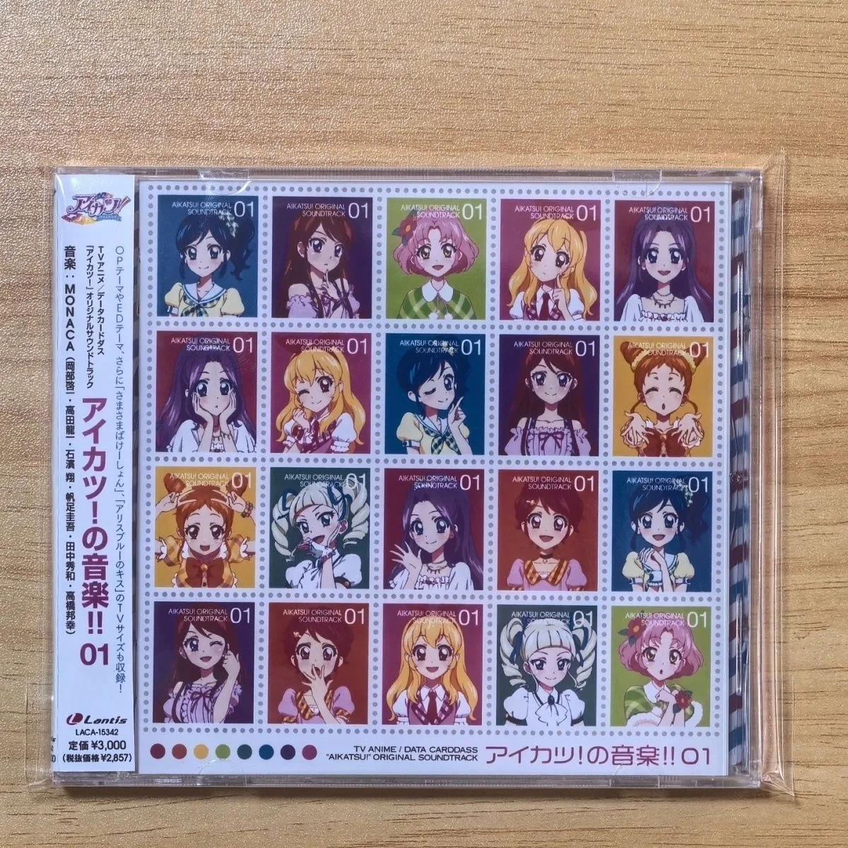 Anime Aikatsu MONACA Music CD Greatest Hits OST Álbum de Música, Cosplay Walkman Car Masquerade Soundtracks Box Collection