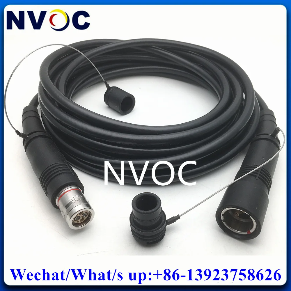 5Pcs 3K.93C 5M High Definition Camera Optic Cable Assembly FUW-PUW-5Mts Lemo Special SMPTE Hybrid Fiber Connector For HD Cameras