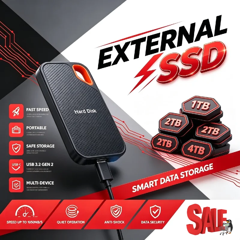 E61 1TB Pocket SSD Ultra Lightweight External Plug and Play for Linux Windows Mac Laptop Supreme Pro Max Unit
