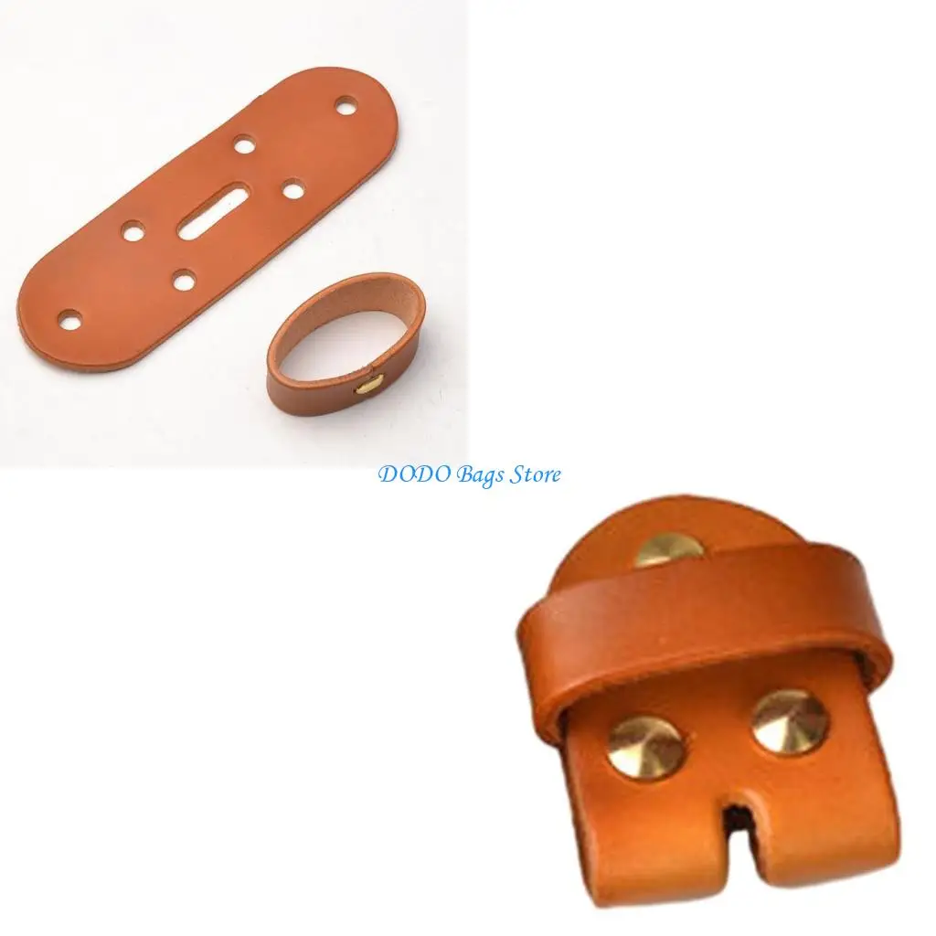 أنيق حزام من الجلد مشبك حزام موصل مع حارس المسامير استبدال الحزام