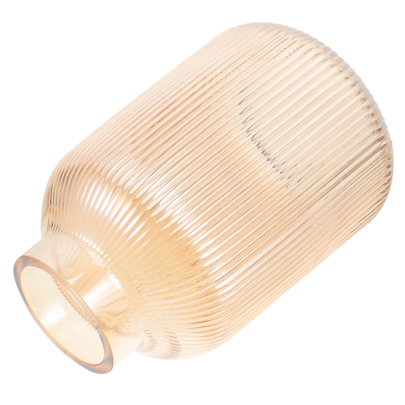 

1Pcs Glass Vase Nordic Style Electroplate Small Size Vertical Stripe Flower Arrangement Home Decor Glass Vase
