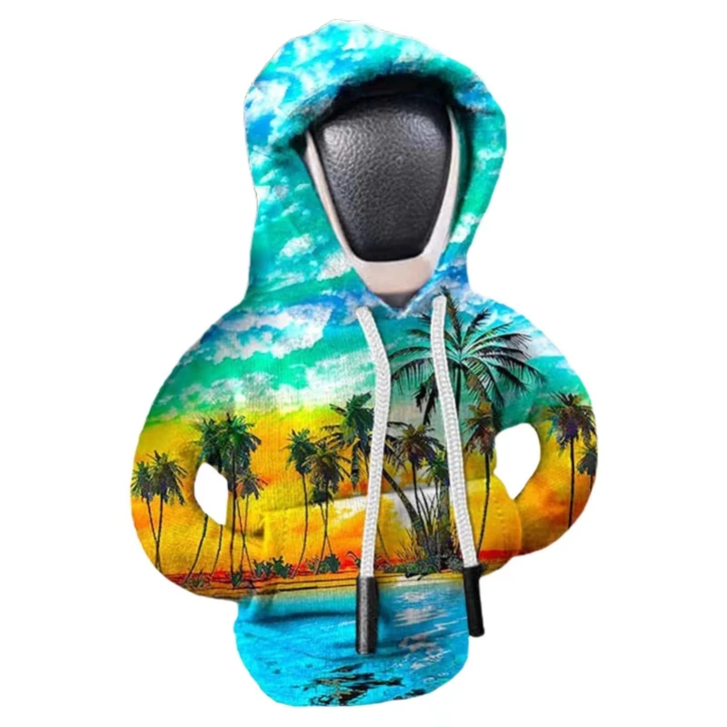 Car Gear Lever Cover, Gear Lever Decoration, Creative Hoodie, Gear Lever Clothing, Small Shirt, Gear Shift Cover