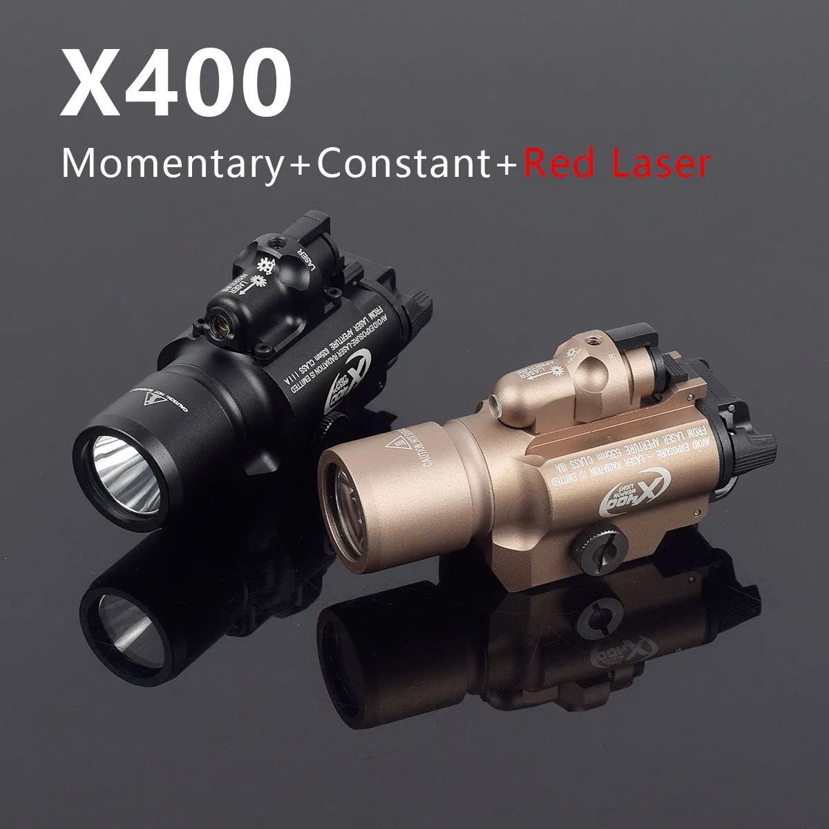 

Тактический SureFire X400 ультра красный зеленый скаут лазерный светодиодный фонарик винтовка ИК-свет для охотничьего пистолета Glock 17 рельс 20 мм