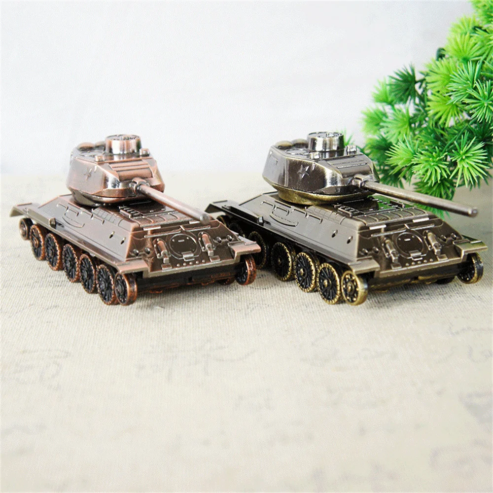 Vintage Metal Cannon Model Home Desktop Decorations Retro War Tank Craft, Children's Toy, Warriors Napoleon Cannon Tank Replica