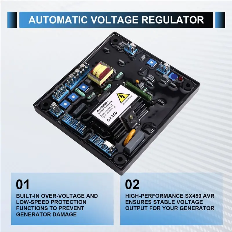 DTA4-SX450 For Generator Alternator Automatic Voltage Regulator AVR Control Circuit Board Part