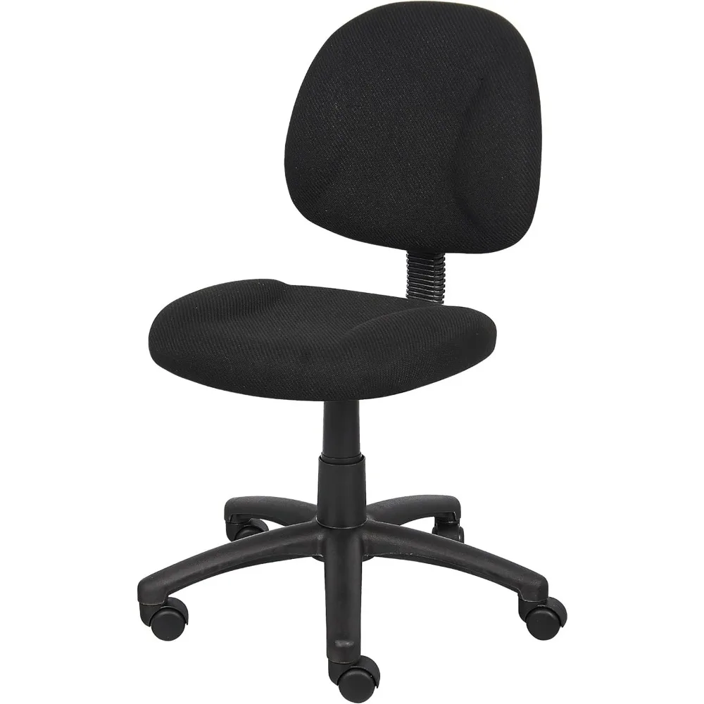 Sedia posturale Deluxe in Nylon nero Boss Office, 25 "W x 25" D x 35-40 "H