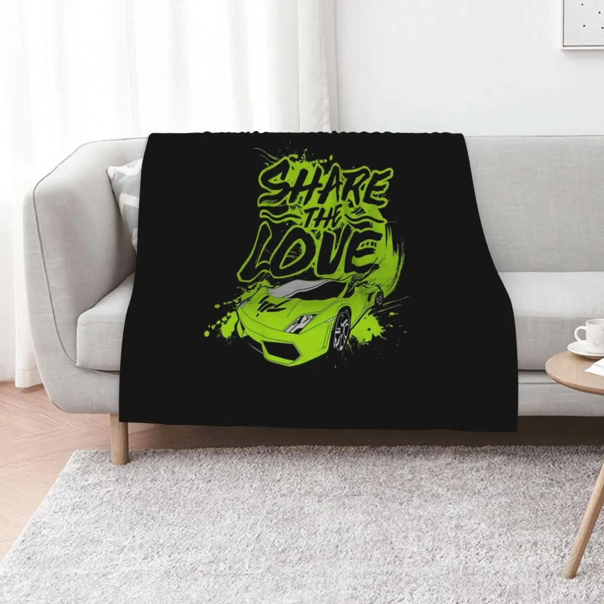 Share The Love Sharerghini Throw Blanket Bed linens Vintage for sofa Fashion Sofas Baby Soft Plush Plaid Blankets