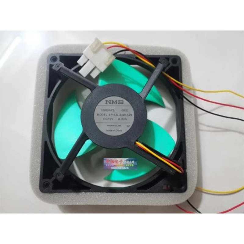 

Suitable for refrigerator refrigeration and freezing fan 4715JL-04W-S29 DC12V 0.23A 3-wire fan