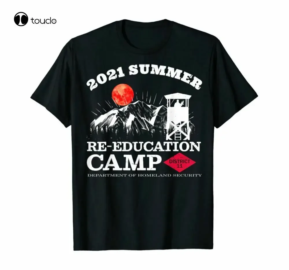 2021 Summer Reeducation Camp Military Re-Educate Funny Gift T-Shirt Hot New t-shirts for men graphic