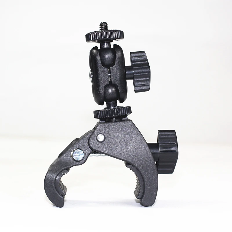 For Gopro Camera Clamp Mount Motorcycle Handlebar Support Holder for Go Pro Hero 13 12 11 Insta360 X4 X3 DJI Accessories