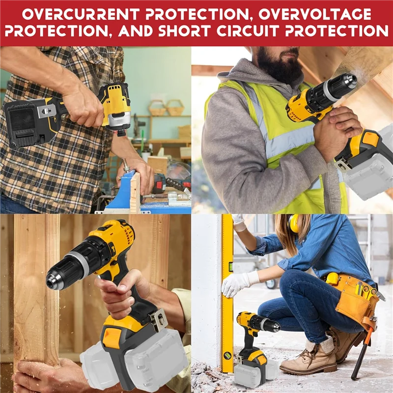 SHGO-18V M18 배터리(2)용 20V 무선 전동 공구용 2 In 1 배터리 어댑터 변환 키트 작동