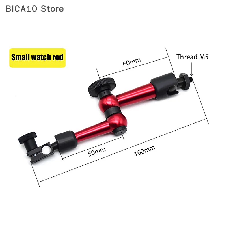 10mm Dial Indicator Magnetic Base Stand - Precision Center Finder Measurement Tool For Equipment Calibration & Machining