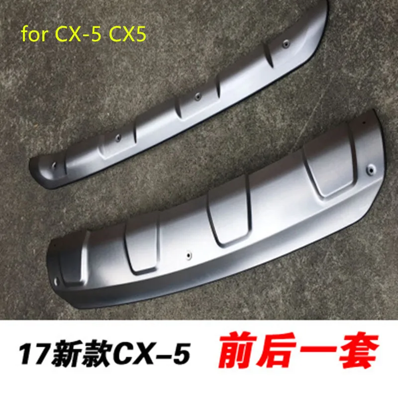 

car-covers Stainless Steel Front Rear Bumper Protector Guard Skid Plate Sill Covers for Mazda CX-5 CX5 2017-2020 Car styling