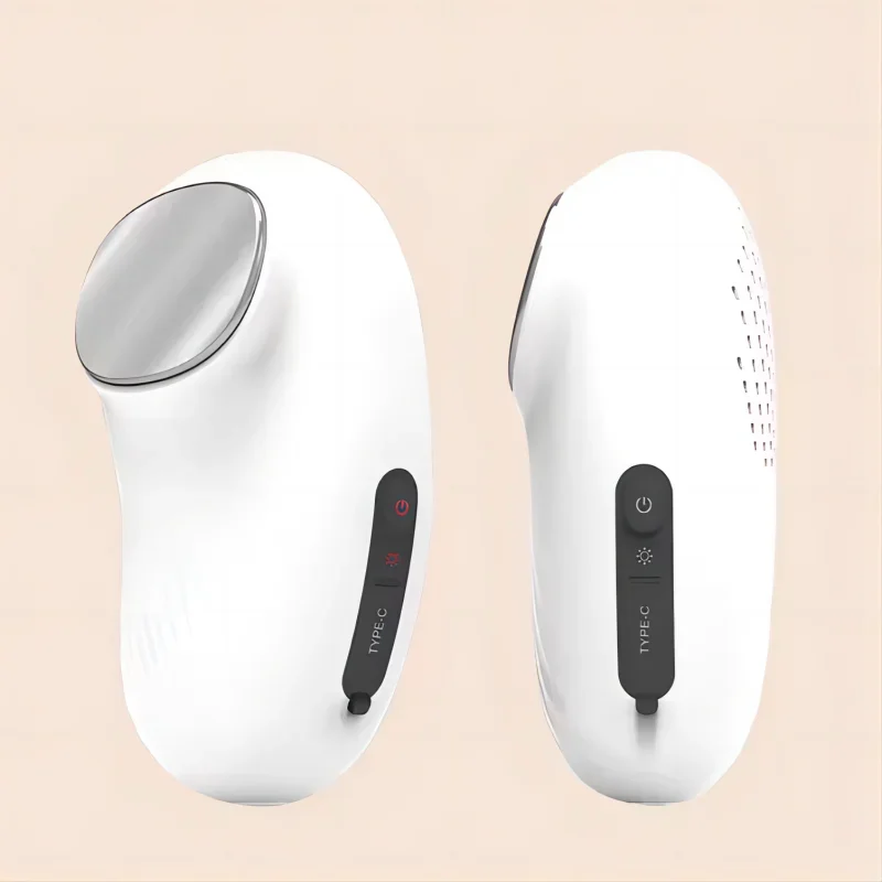 Masajeador Facial eléctrico portátil, frío y caliente, estiramiento de la piel, dispositivo de belleza para estiramiento Facial, masaje por vibración, herramienta para el cuidado de la piel Facial