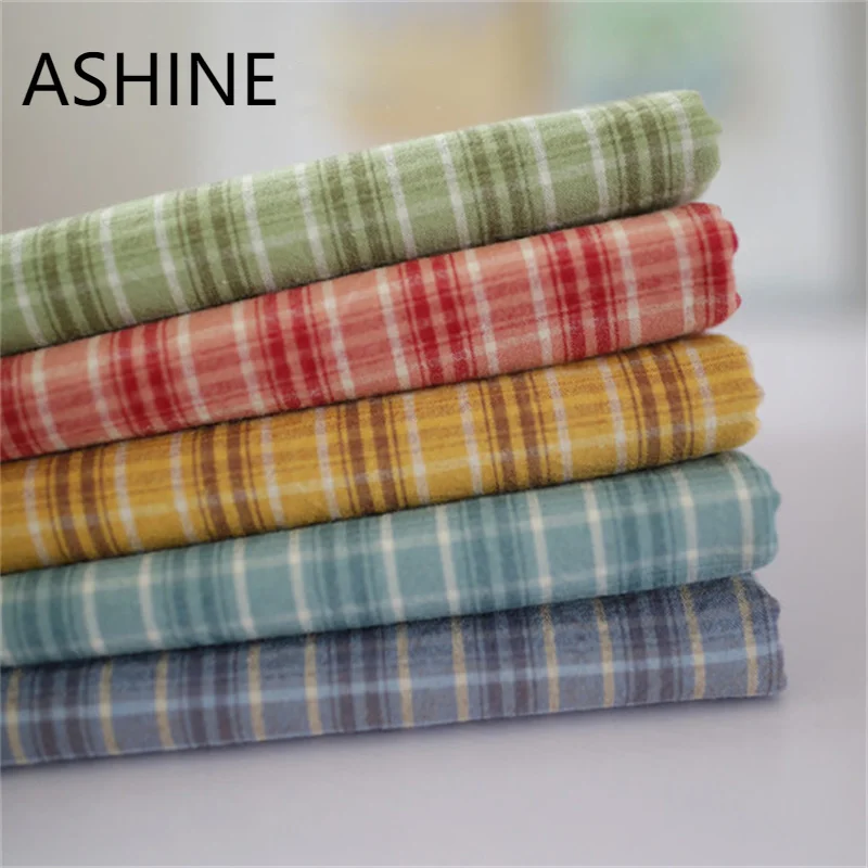 

100% Yarn Dyed Cotton Fabric Material for Clothes Telas Patchwork Algodon Yarn-dyed Fabric for Sewing Patchwork Fabric By Yard