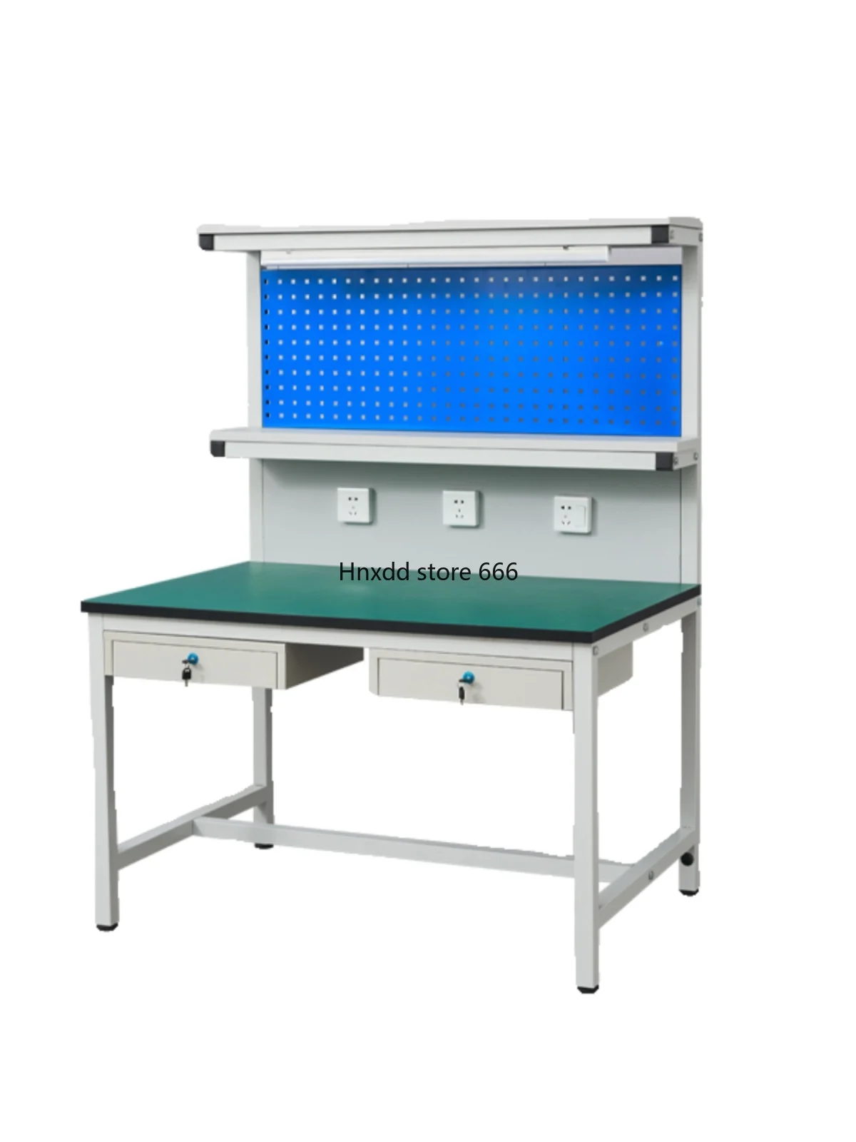 Workshop assembly line anti-static with light with hanging board parts tool table