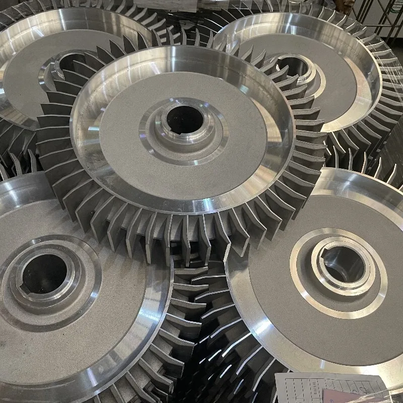 ADC12 Die-Cast Aluminum B6 Fan Impeller High Pressure Turbine Blade