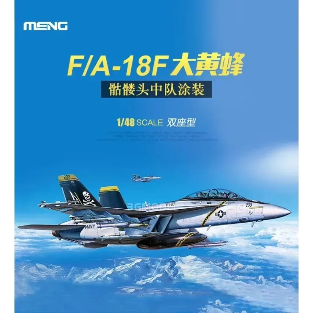 MENG Monteer Plastic Model Kit LS-013 Schaal 1/48 Amerikaanse Boeing F/A-18F Bumblebee Double-Seat Fighter