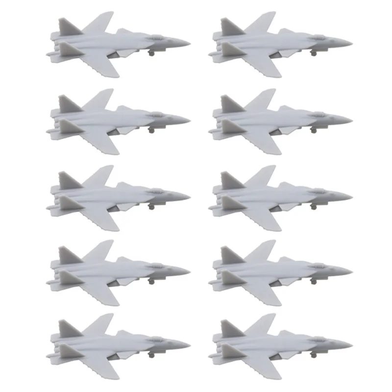 10PCS 1/350 Scale Resin Toys Su-47 Length 62mm Fighter Aeroplane Model Fighting Aircraft Mould for DIY Hobby Collection