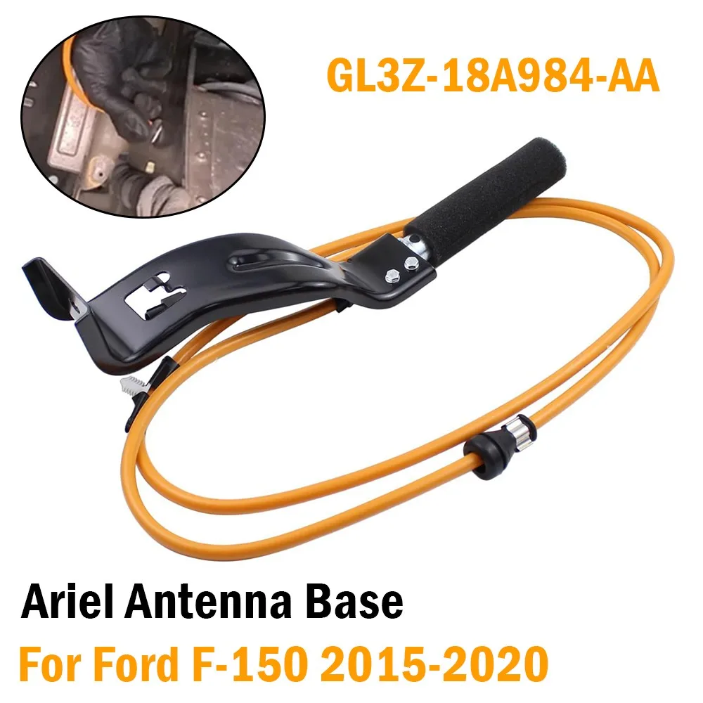 

GL3Z18A984AA For Ford F-150 2015-2020 1x Car Aerial Radio Antenna Base Mount w/ Cable Assembly Replacement Parts GL3Z-18A984-AA