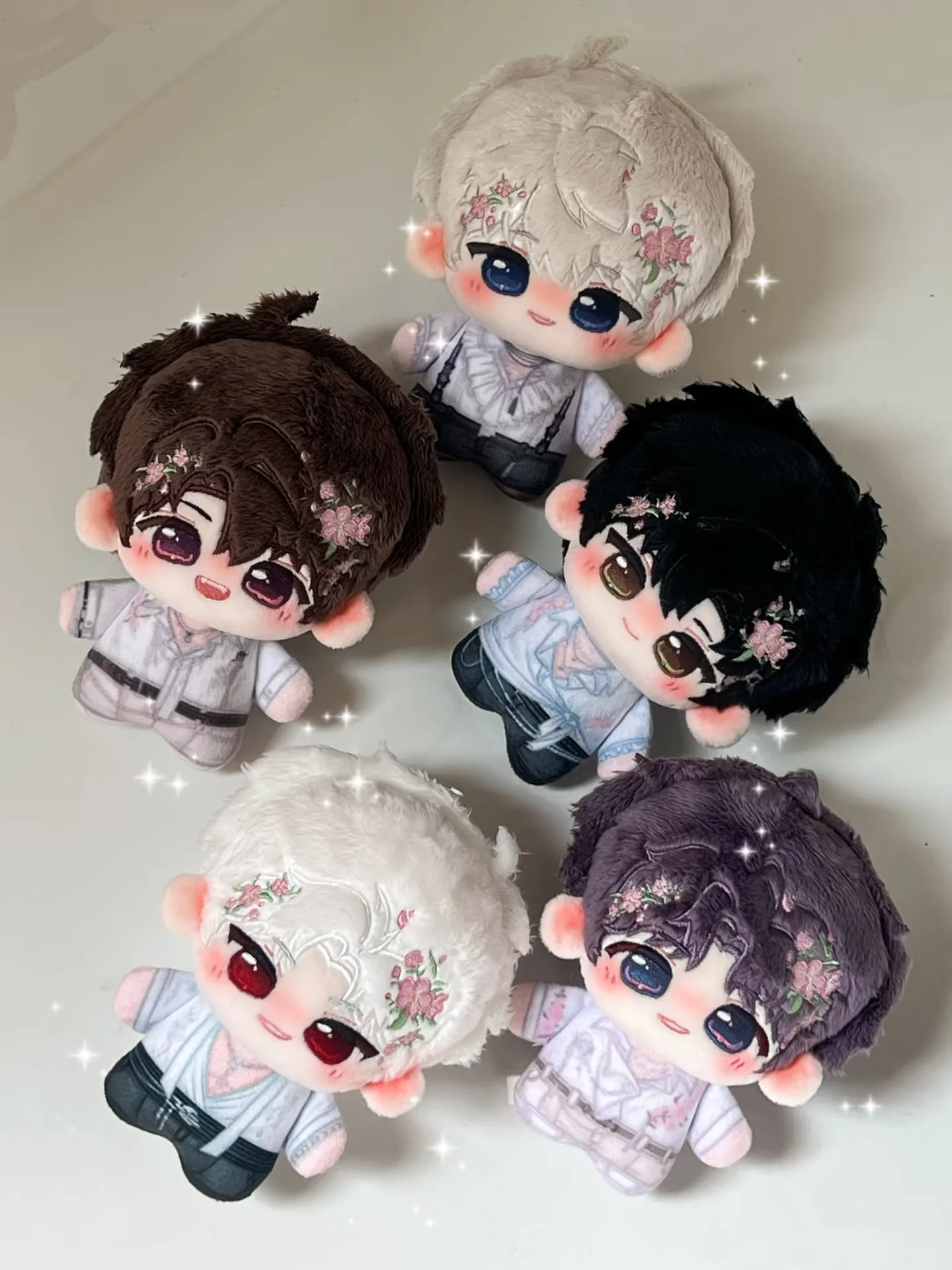 

10 см милая цветущая серия Love And Deepspace Idol хлопковая кукла аниме плюшевые куклы со звездами мягкие фигурки игрушки фанаты собирать подарок